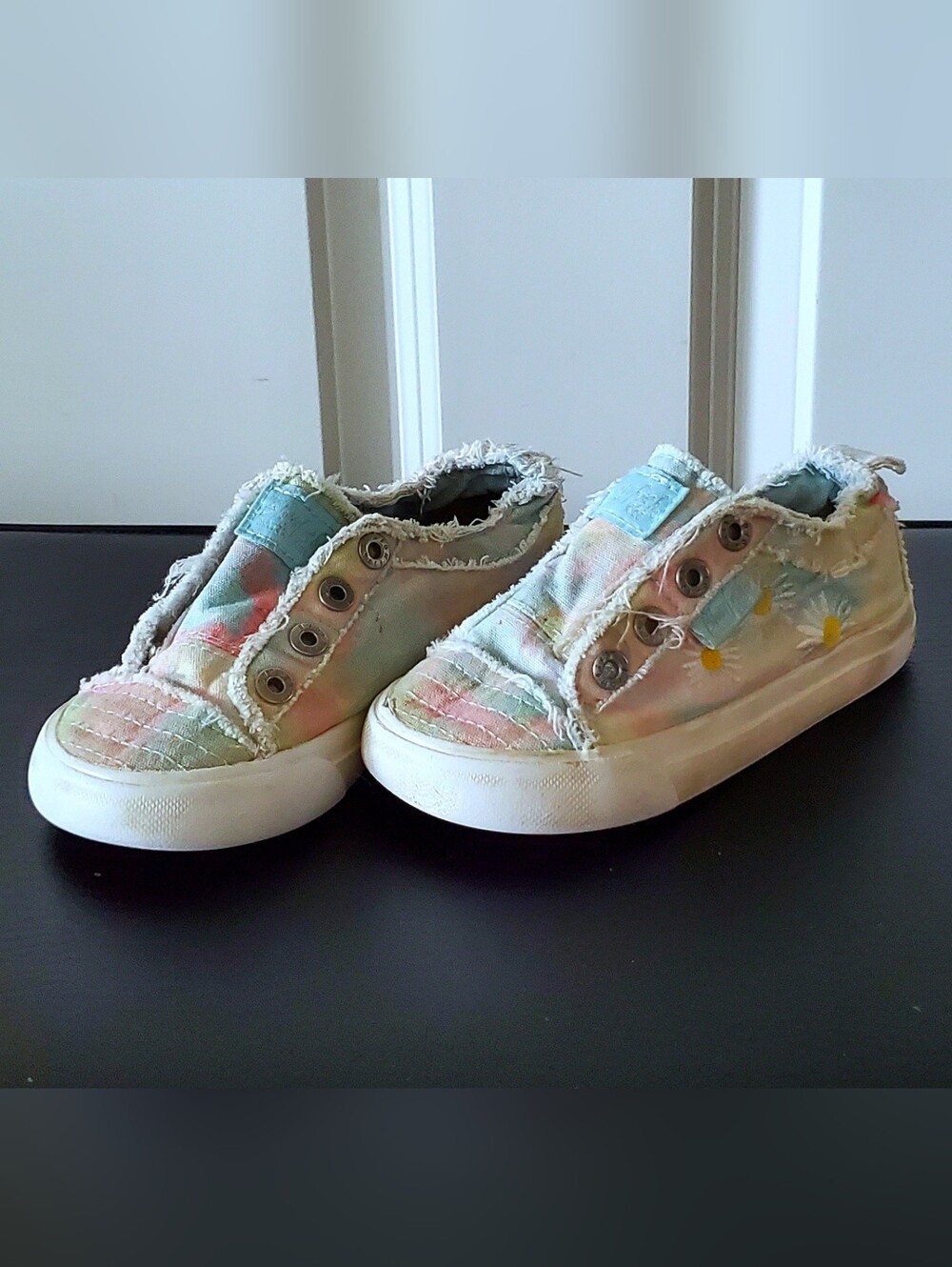 Little Girls Blowfish Play Slip On Canvas Sneakers